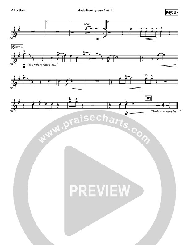 Made New Alto Sax (Lincoln Brewster)