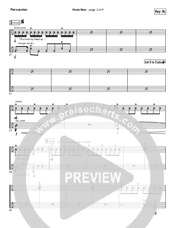 Made New Percussion (Lincoln Brewster)