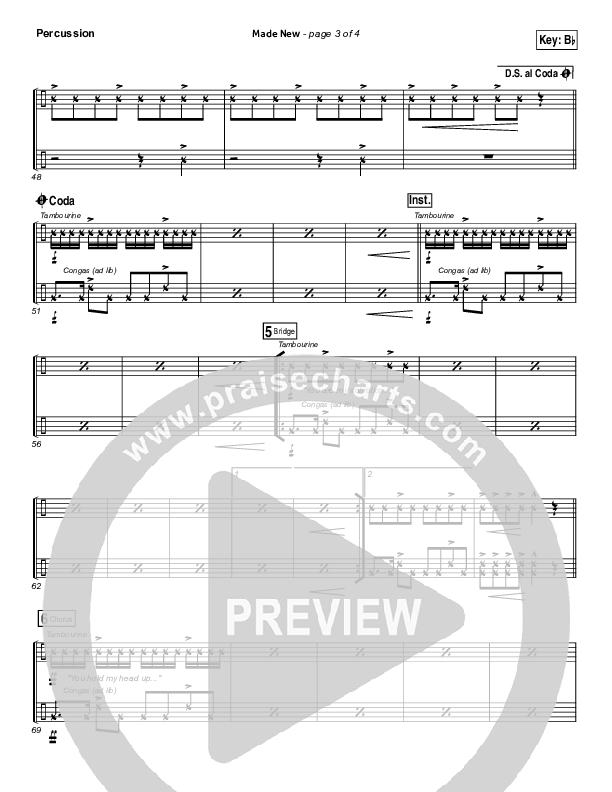 Made New Percussion (Lincoln Brewster)