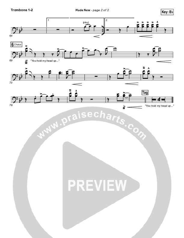 Made New Trombone 1/2 (Lincoln Brewster)