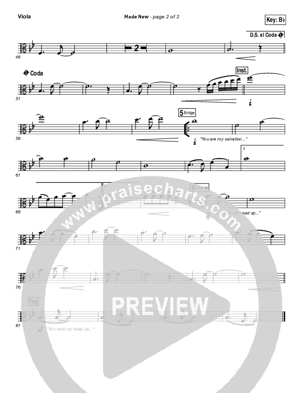 Made New Viola (Lincoln Brewster)