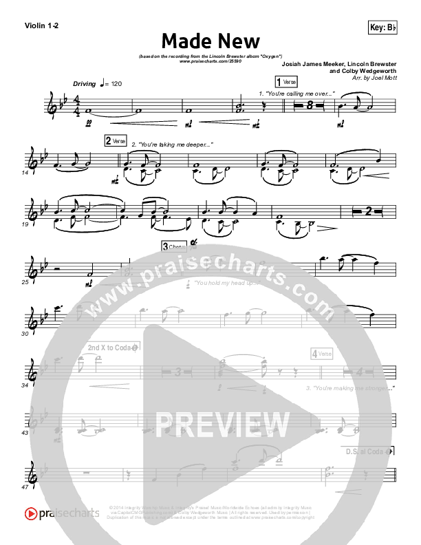 Made New Violin 1/2 (Lincoln Brewster)