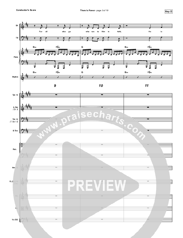 There Is Power Conductor's Score (Lincoln Brewster)