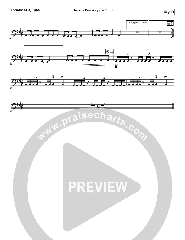 There Is Power Trombone 3/Tuba (Lincoln Brewster)