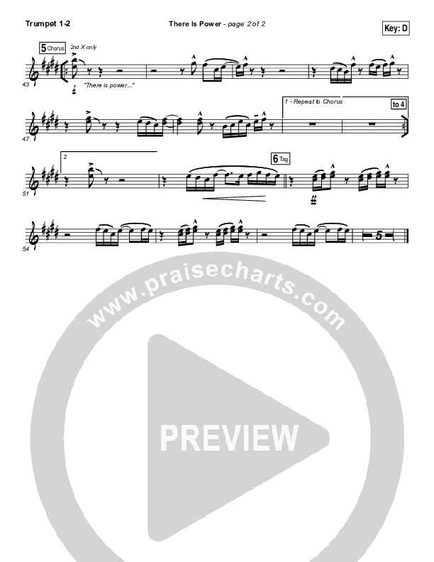 There Is Power Trumpet 1,2 (Lincoln Brewster)