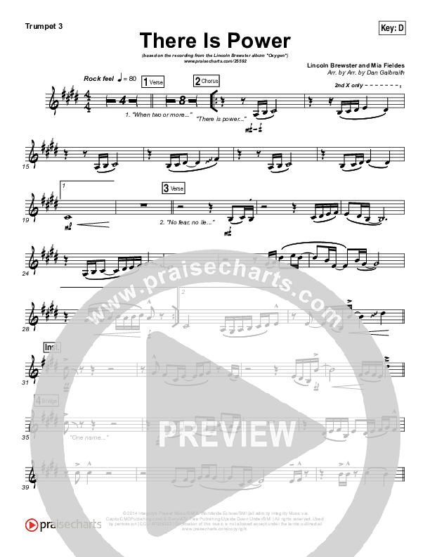 There Is Power Trumpet 3 (Lincoln Brewster)