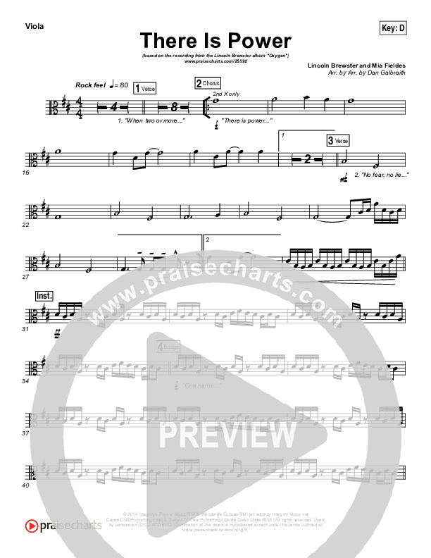 There Is Power Viola (Lincoln Brewster)