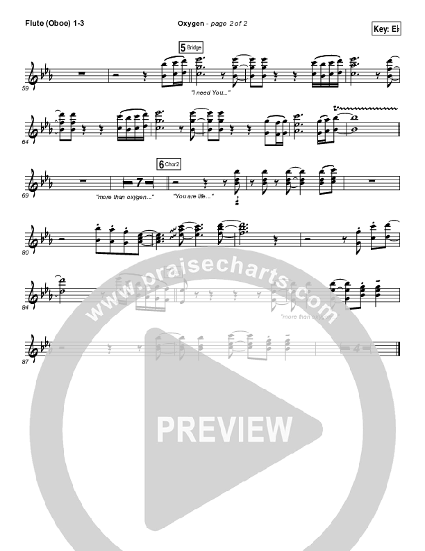 Oxygen Flute/Oboe 1/2/3 (Lincoln Brewster)