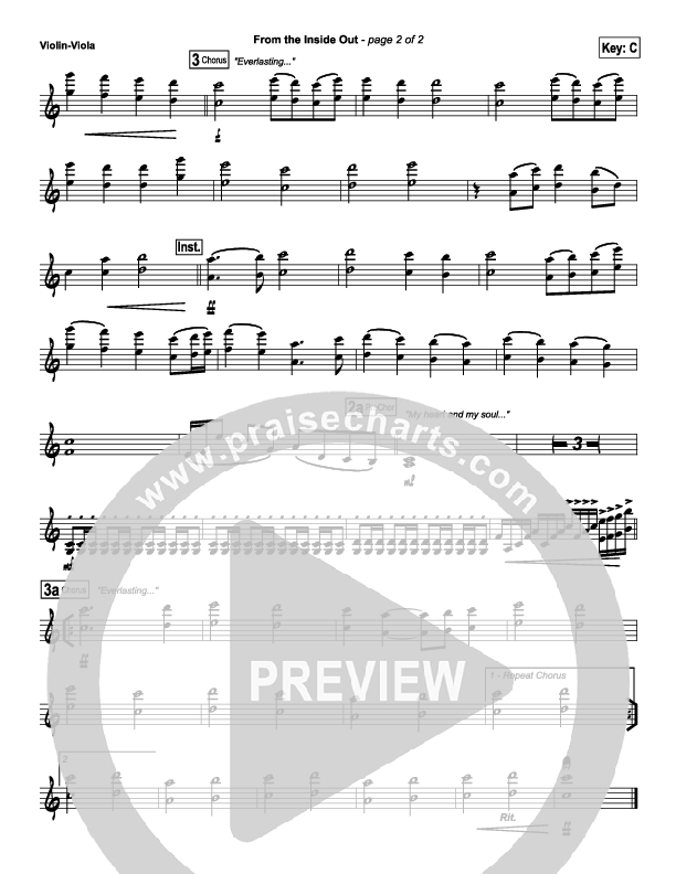 From The Inside Out Violins (Hillsong Worship)