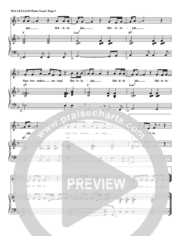 Hallelujah (Your Love Is Amazing) Lead & Piano (G3 Kids)