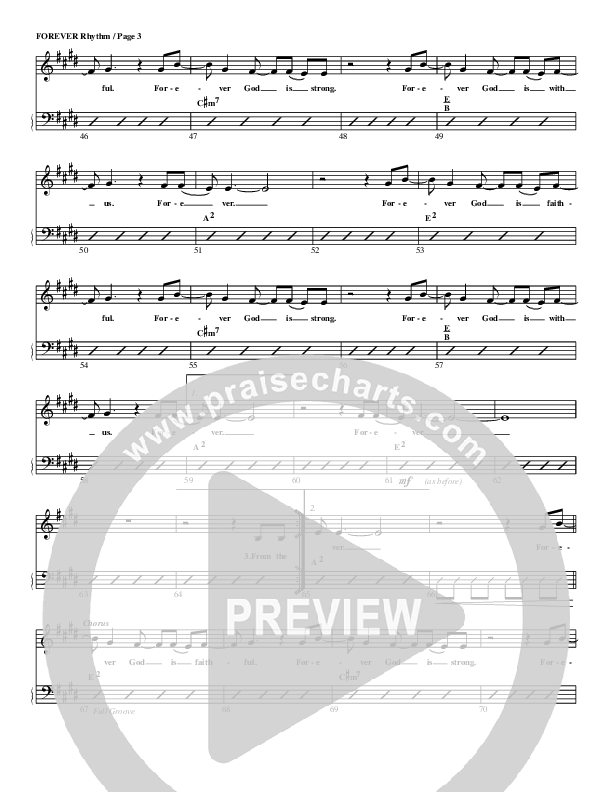 Forever Rhythm Chart (G3 Kids)