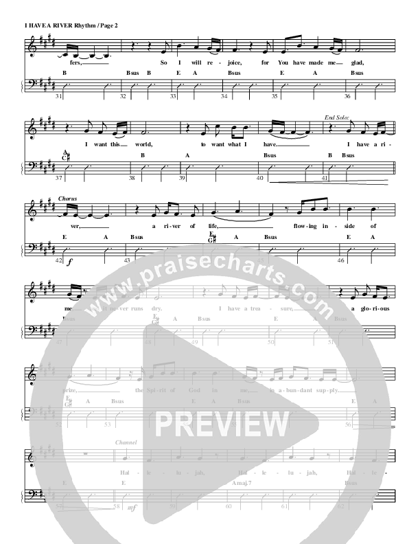 I Have A River Rhythm Chart (G3 Kids)