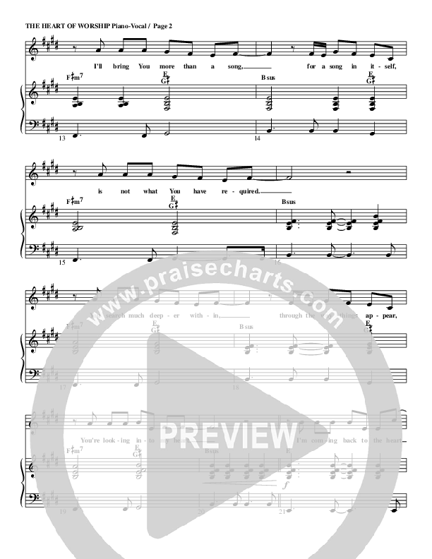 The Heart Of Worship Piano/Vocal (G3 Kids)