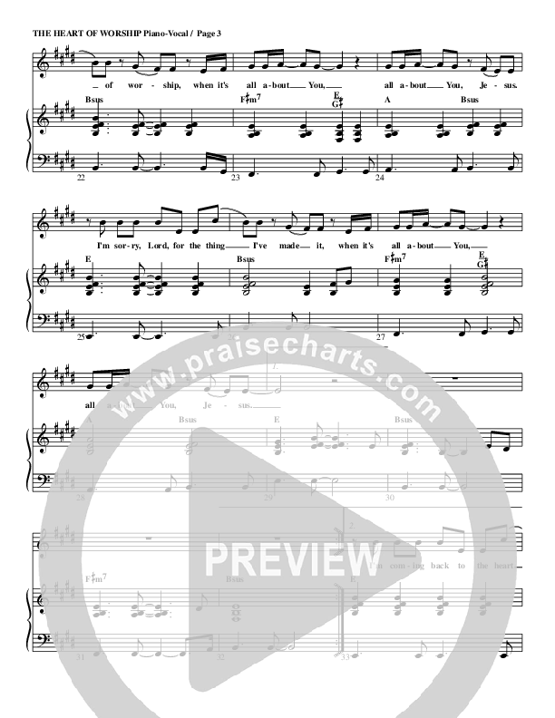 The Heart Of Worship Piano/Vocal (G3 Kids)