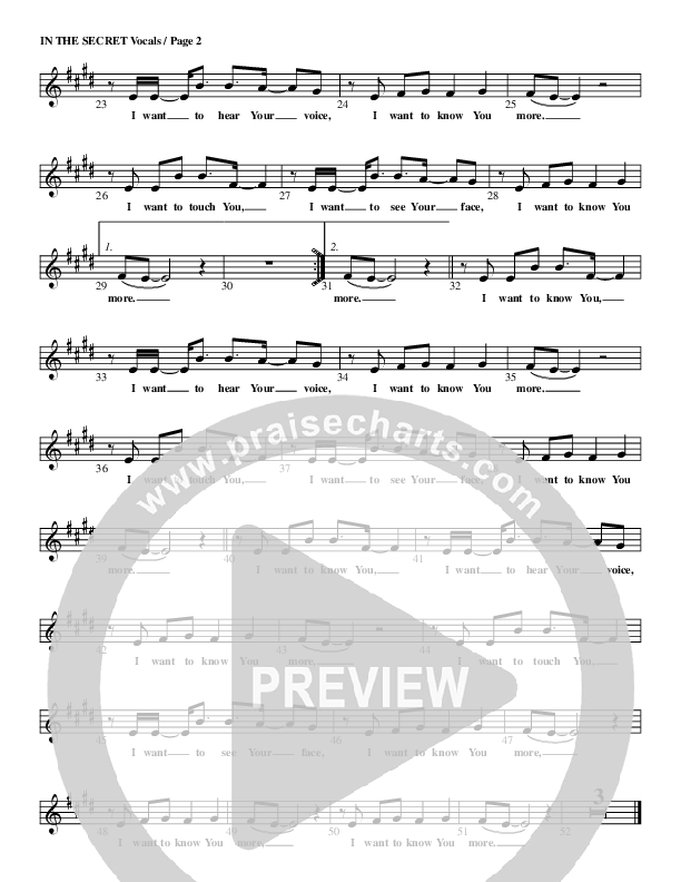 In The Secret Lead Sheet (G3 Kids)