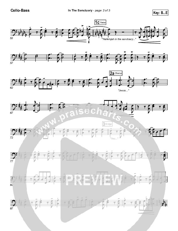 In The Sanctuary Cello/Bass (Travis Cottrell)