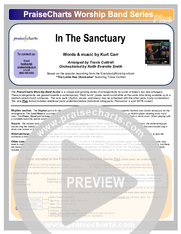 In The Sanctuary Orchestration (Travis Cottrell)