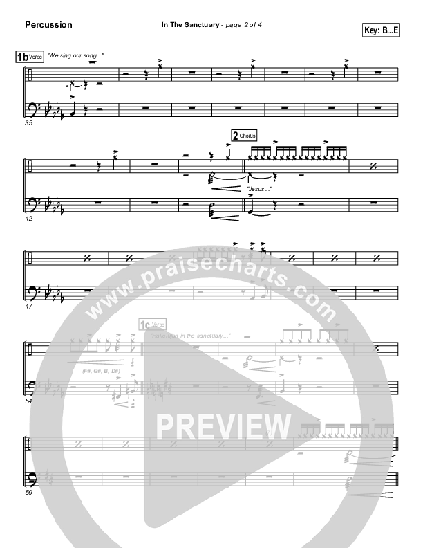 In The Sanctuary Percussion (Travis Cottrell)