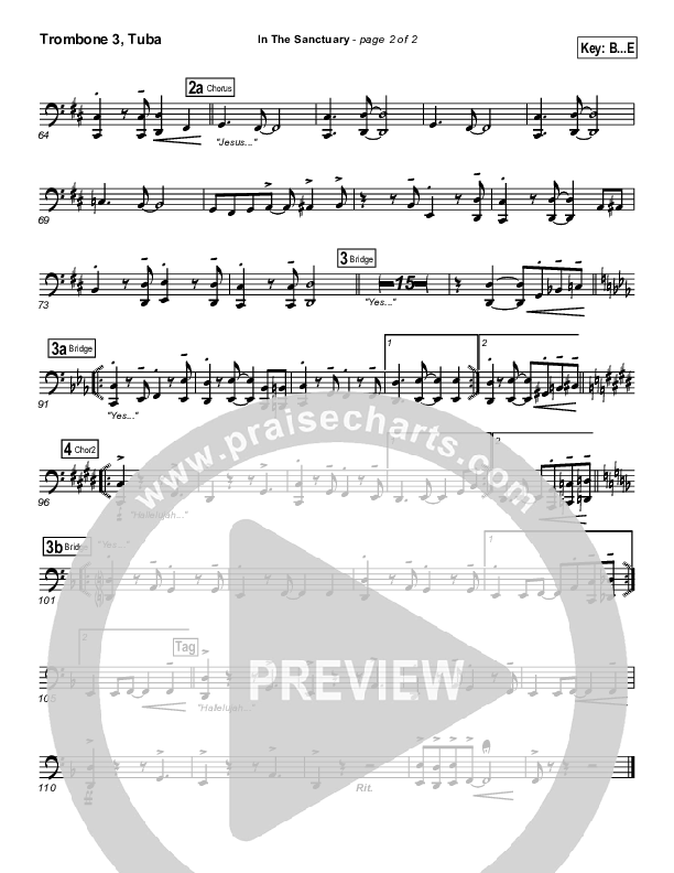 In The Sanctuary Trombone 3/Tuba (Travis Cottrell)