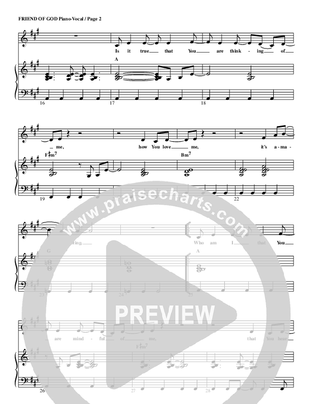 Friend Of God Piano/Vocal (G3 Kids)
