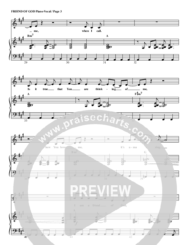 Friend Of God Piano/Vocal (G3 Kids)