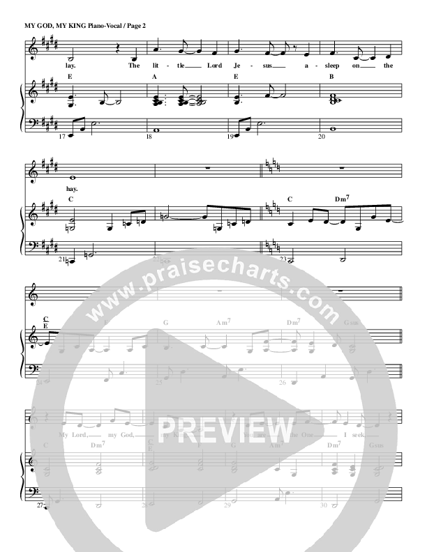 My God My King Lead & Piano (G3 Kids)