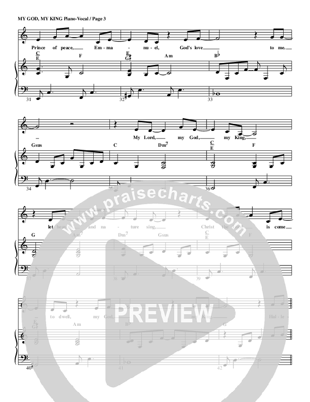 My God My King Lead & Piano (G3 Kids)