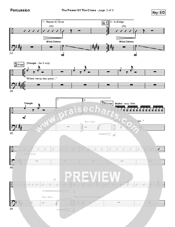 The Power Of The Cross Percussion (Travis Cottrell)