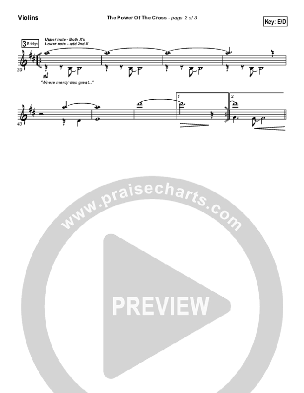 The Power Of The Cross Violins (Travis Cottrell)