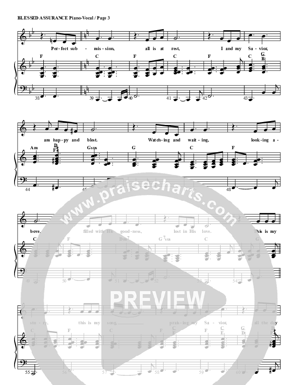 Blessed Assurance Lead & Piano (G3 Kids)