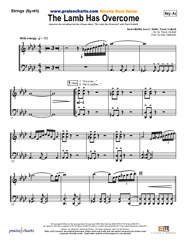 The Lamb Has Overcome String Pack (Travis Cottrell)