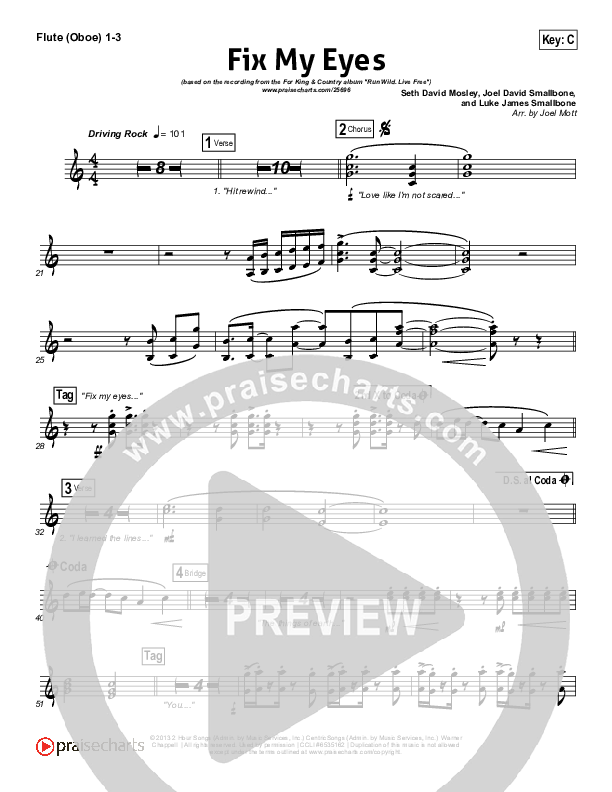 Fix My Eyes Wind Pack (for KING & COUNTRY)