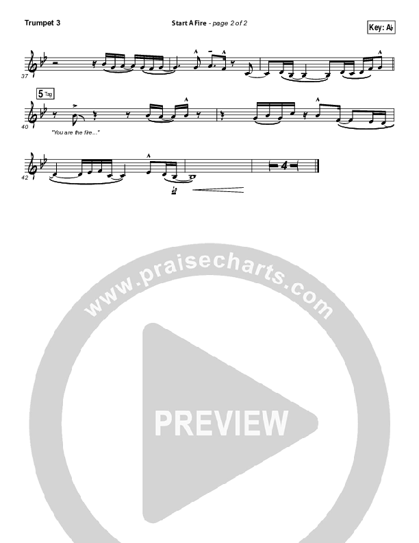 Start A Fire Trumpet 3 (Unspoken)