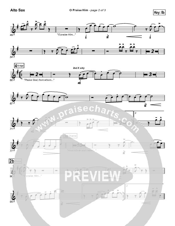 O Praise Him (with Doxology) Alto Sax (Travis Cottrell)