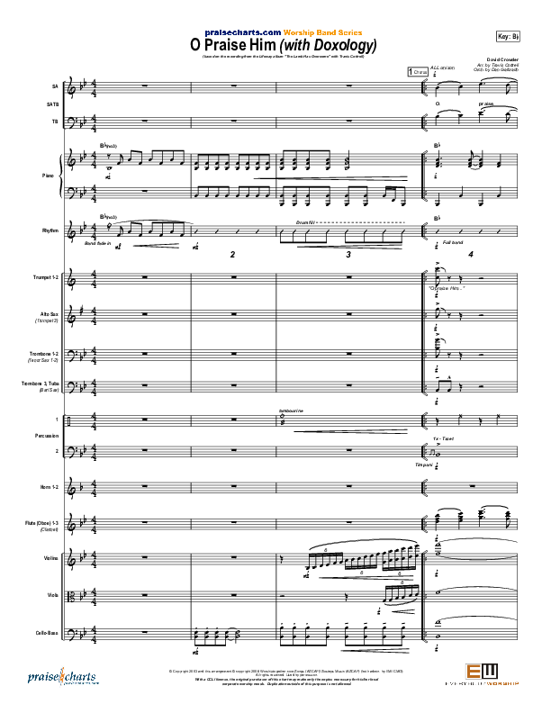 O Praise Him (with Doxology) Orchestration (Travis Cottrell)