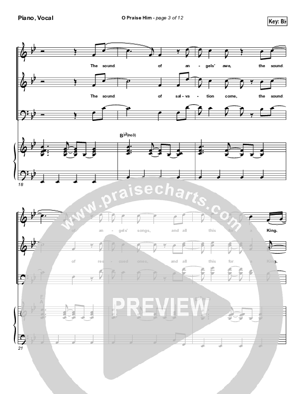 O Praise Him (with Doxology) Piano/Vocal & Lead (Travis Cottrell)