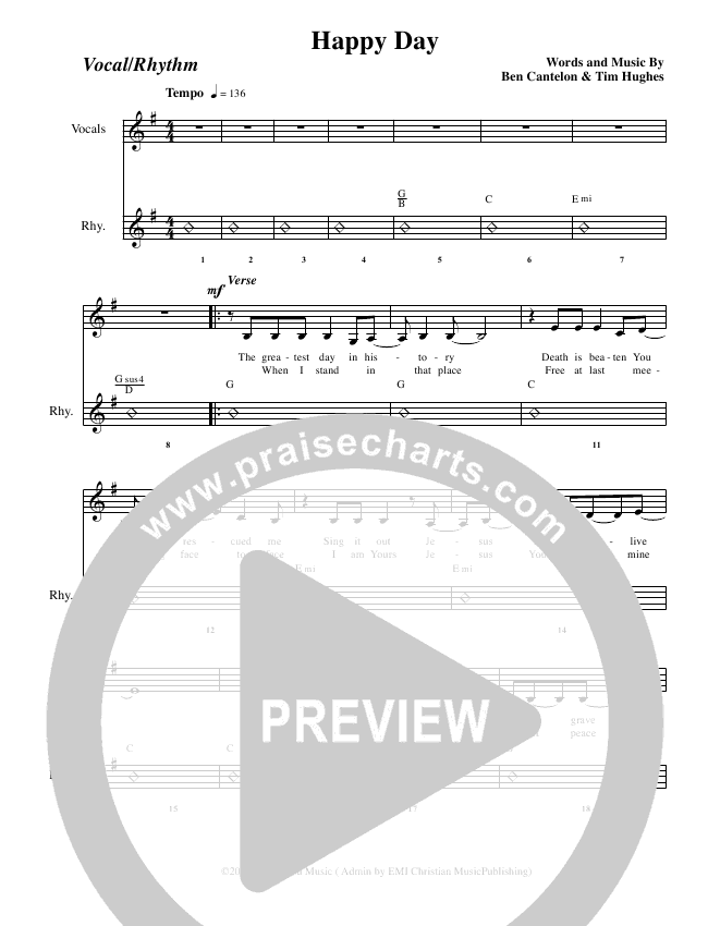 Happy Day Chord Chart Chord Walls