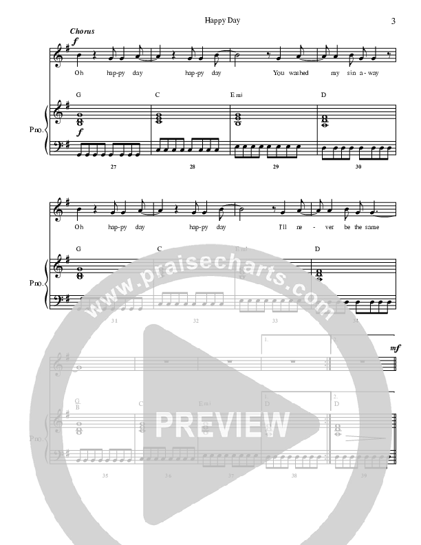 Happy Day Piano/Vocal & Lead (G3 Kids)