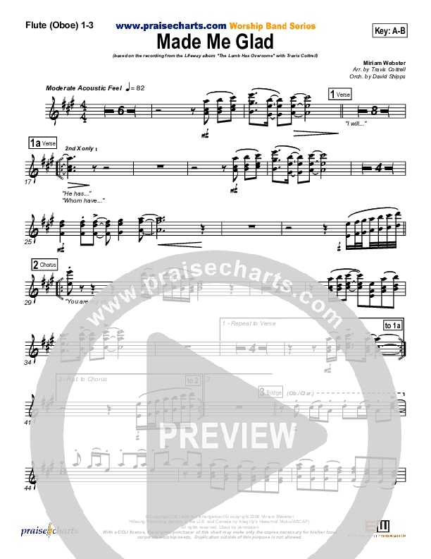 Made Me Glad Wind Pack (Travis Cottrell)