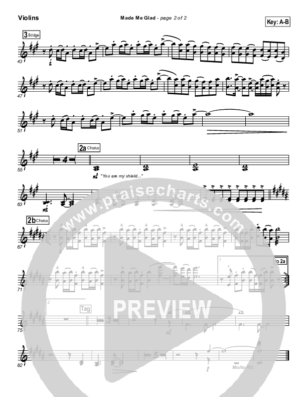 Made Me Glad Violins (Travis Cottrell)