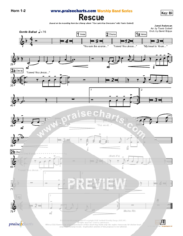 Rescue French Horn 1/2 (Travis Cottrell)
