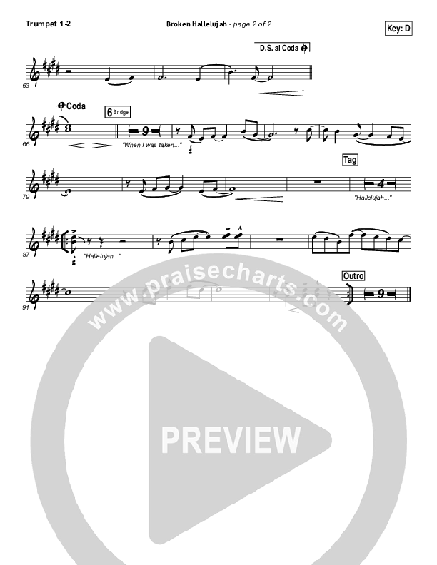 Broken Hallelujah Trumpet 1,2 (The Afters)