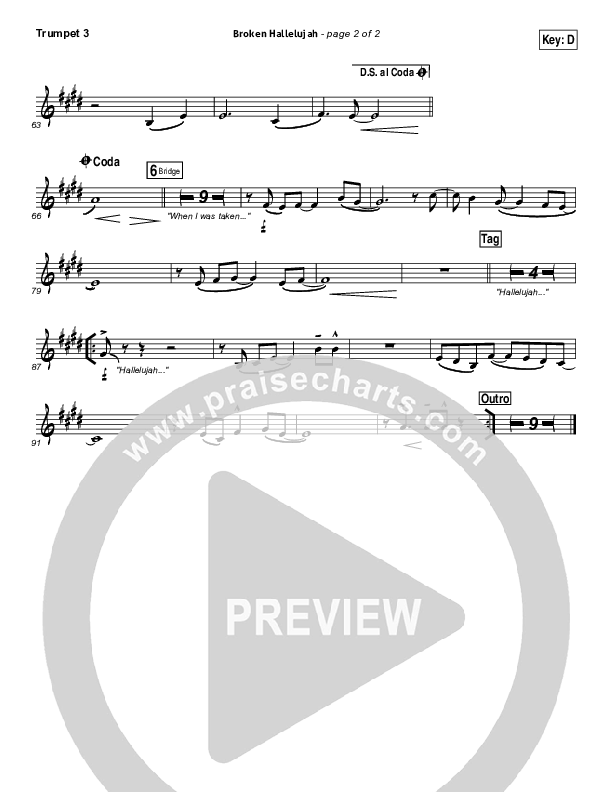 Broken Hallelujah Trumpet 3 (The Afters)