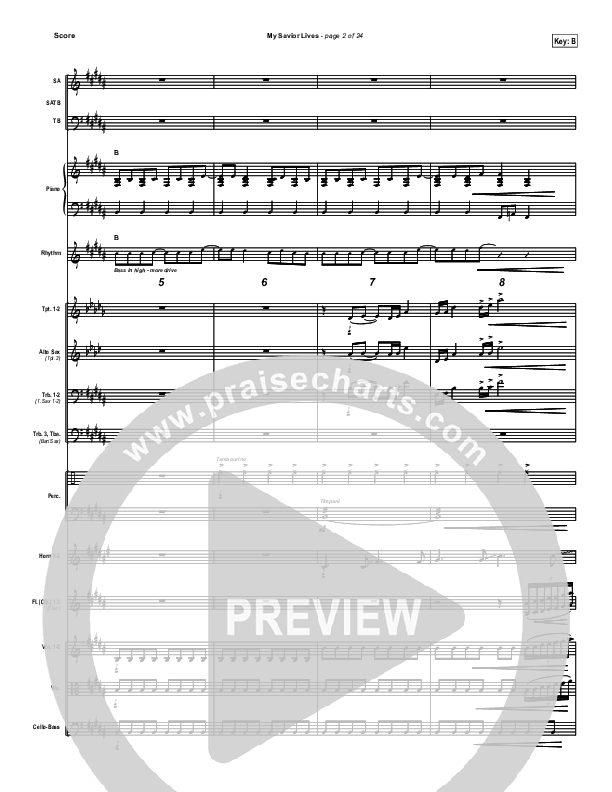 My Savior Lives Orchestration (New Life Worship)