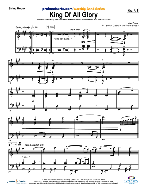 King Of All Glory Synth Strings (New Life Worship)