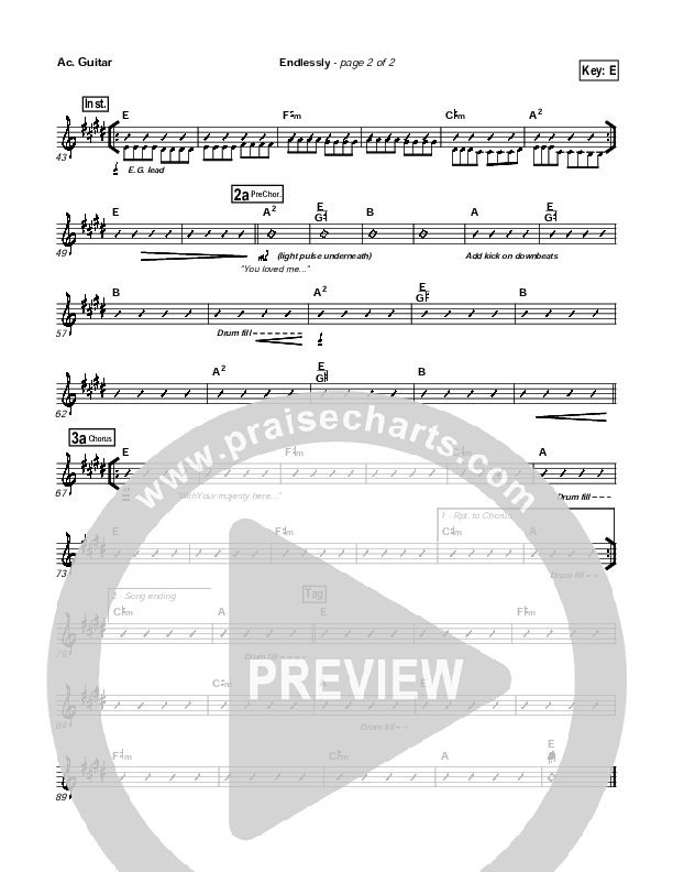 Endlessly Acoustic Guitar (New Life Worship)