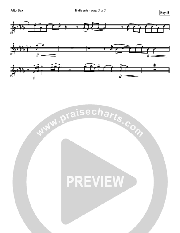 Endlessly Alto Sax (New Life Worship)