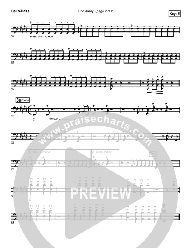 Endlessly Cello/Bass (New Life Worship)
