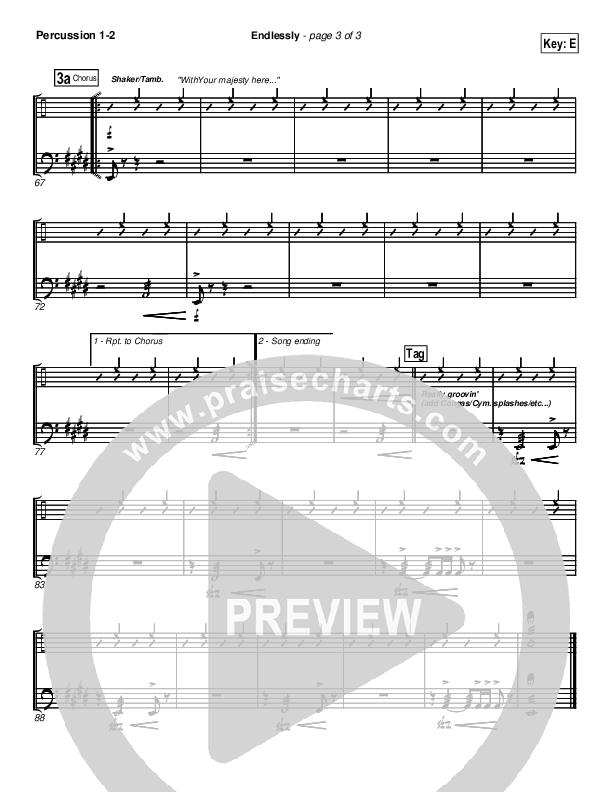 Endlessly Percussion 1/2 (New Life Worship)