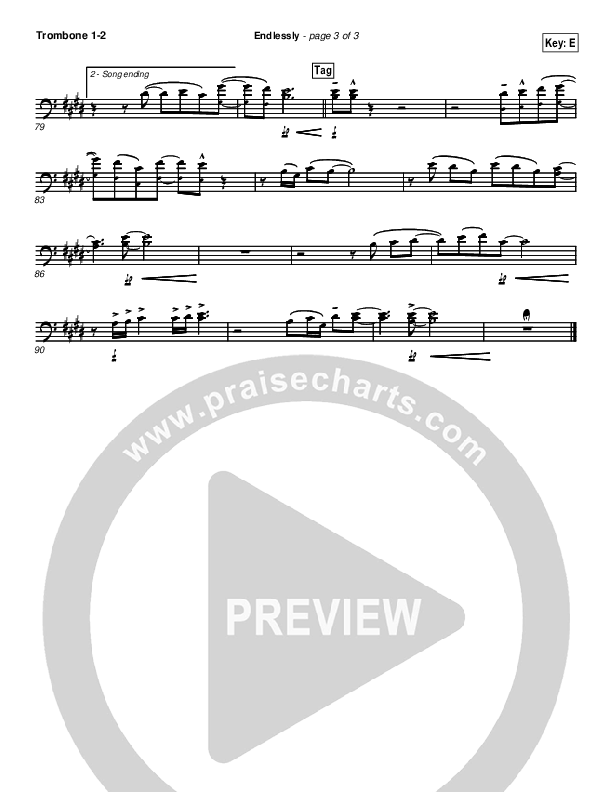Endlessly Trombone 1/2 (New Life Worship)